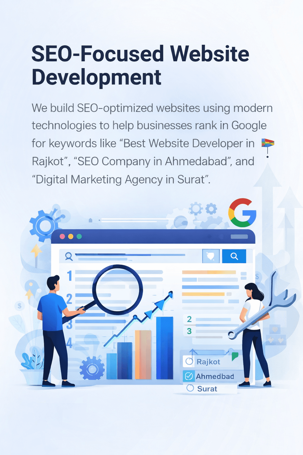 SEO Focused Website Development in Gujarat